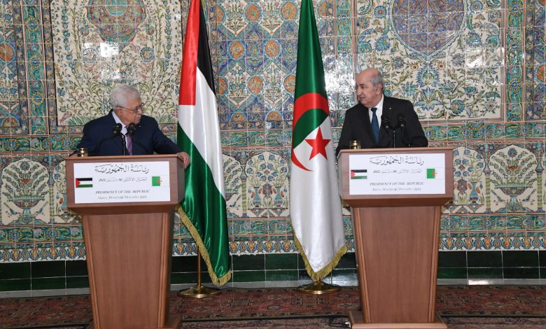 رئيس الجزائر يعلن صرف 100 مليون دولار لفلسطين