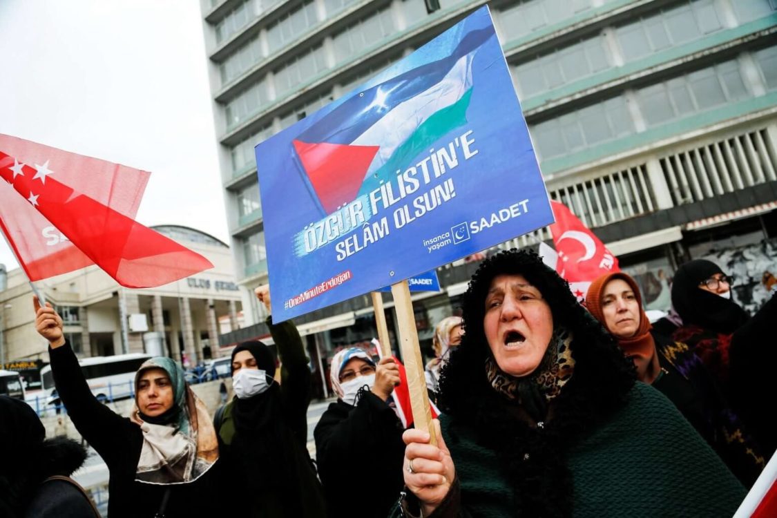تظاهرات رافضة لاستقبال هرتسوغ في تركيا